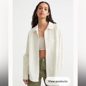 Oversized Corduroy Shirt